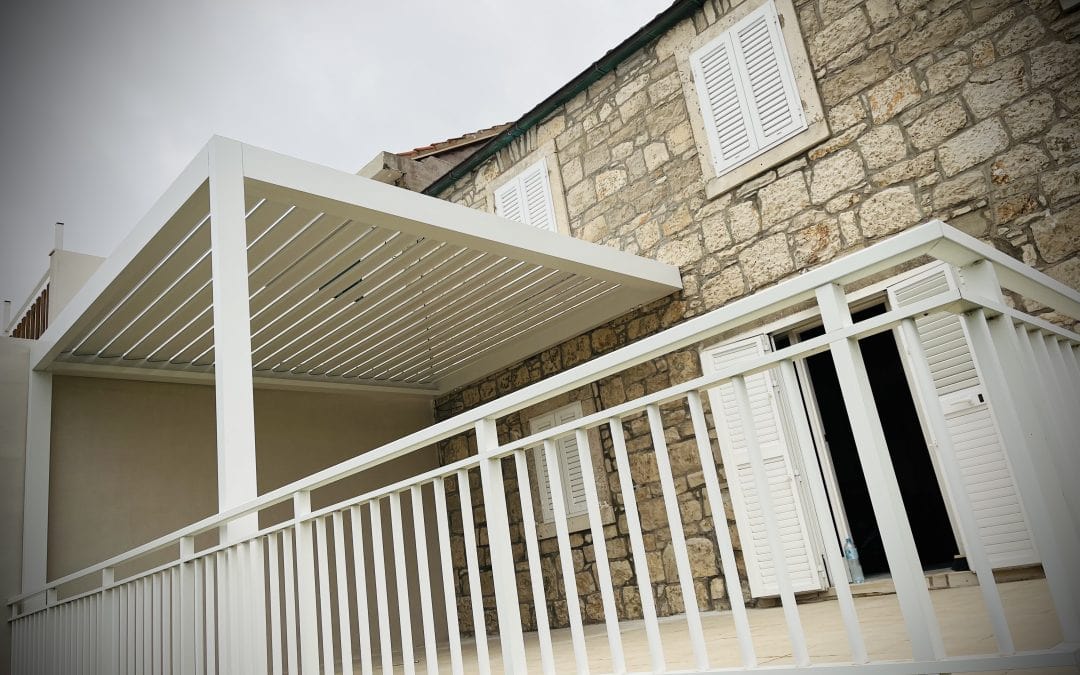 BIOKLIMATSKA PERGOLA SB400 Lumbarda Korčula