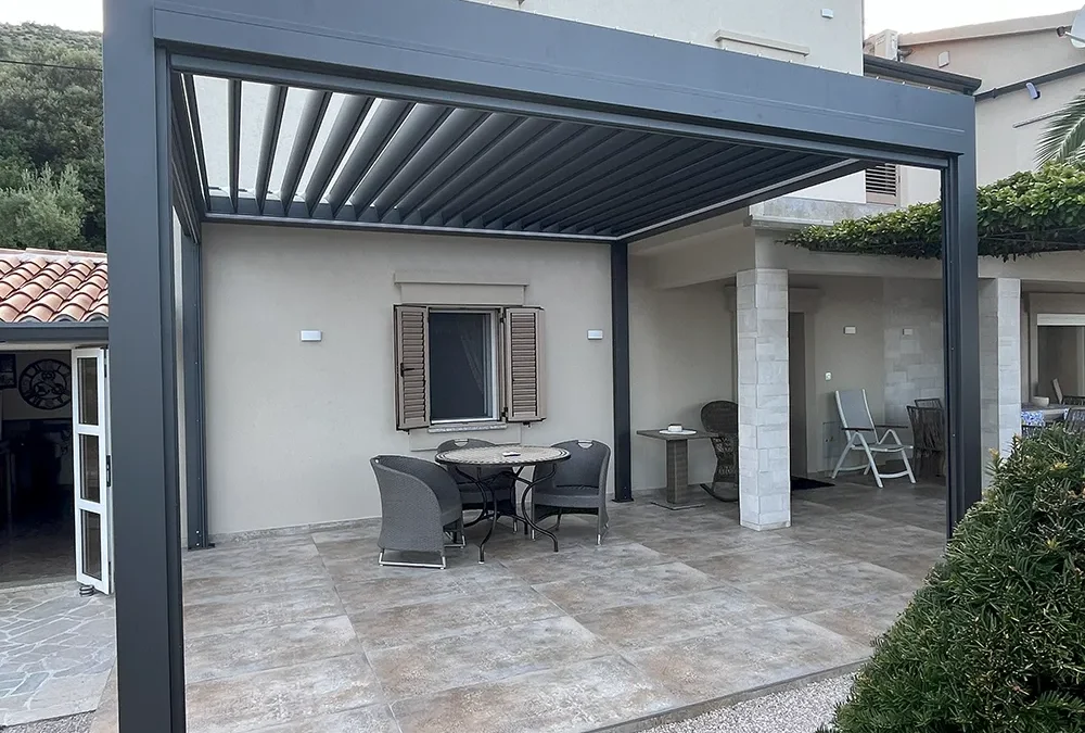 Bioklimatska pergola Labin